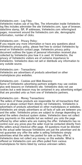 vehielectro privacy
