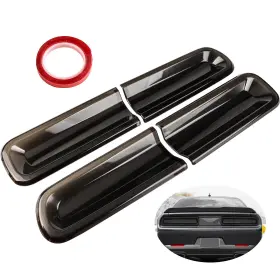 A20100cs01 3mirrors Smoked Tail Light Covers Rear Guards Challenger Accessories Fo