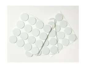 8423-48 888 Corp 48 Pcs Self Adhesive 1 Inch Round Felt Furniture Pads White