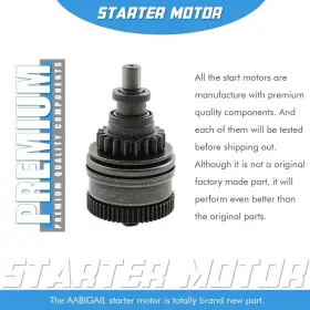 A86030ms A Abigail Starter Drive Bendix For Polaris Kawasaki Yamha Tigershark Replaces # 220-540 #2
