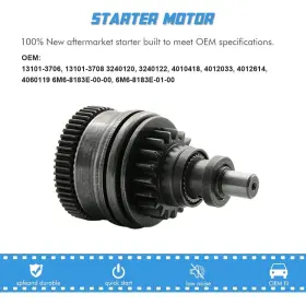 A86030ms A Abigail Starter Drive Bendix For Polaris Kawasaki Yamha Tigershark Replaces # 220-540 #3