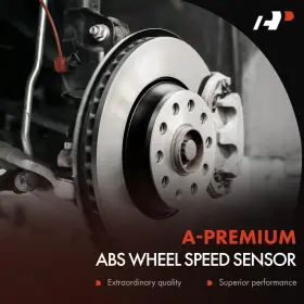 5c3z2c204ba A-premium Front Left Or Right Abs Wheel Speed Sensor - Compatible With Ford #2