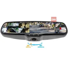 Rvmdvr360ir Accelevision Accele Optix Mirror With 360 Degree Dvr Camera A Rear View