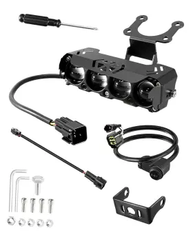 Ocldhk20251127 Accutec Dynamics Dirtbike Headlight Kit With Switch Fits Talaria Sting R Mx4 Surron Black