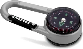 3135 Acecamp Carabiner Compass And Thermometer Small Pocket-sized Waterproof Gear #2