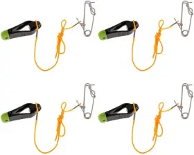 Acxico 657835836146 4pcs Power Grip Plus Downrigger Line Release Stacker Clips With Yellow