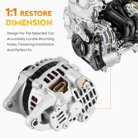 400-48153 Aeagle 728205040750 Alternator For Mitsubishi Galant 2000 2001 2002 2003 Amt0165 A2tb5791 #3