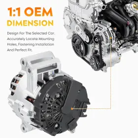 Aeagle 728205040781 Alternator For Buick Regal 2.4l 2012 2015-2017 Chevy Equinox 2010-2017 #3