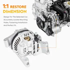 Amt0 Aeagle 728205053101 Alternator For Mazda 3 2004 2005 2006 2007 2008 2009 5 #3