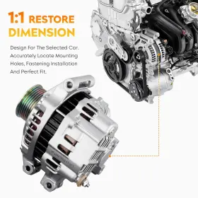 Ahga5 Aeagle 786290510824 Alternator For Acura Rsx And Honda Cr-v L4 2.0l 2002 2003 2004 2005 2006 #3