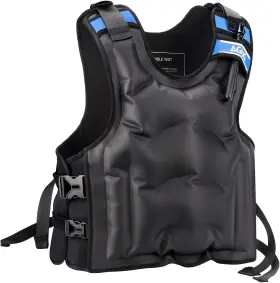 Ag4201 Agug Inflatable Snorkeling Vest Adults Snorkel With Large Black