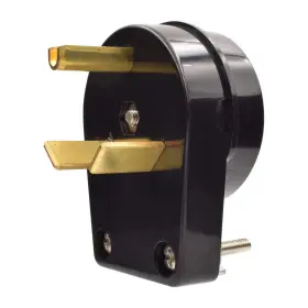 Tt-30p Aida 4507 30 Amp 125v Rv Replacement Plug Nema Heavy Duty Angle Self