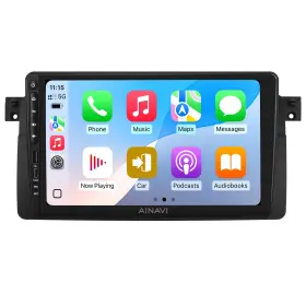 Ainavi 610371334859 For 1999-2005 Bmw E46 3 Series - 9 Inch Touchscreen Stereo With Carplay And Android Auto