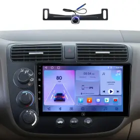 B0fskh62m2 Ainavi 9 Inch Touchscreen Car Stereo Radio For Honda Civic 2001 2002 2003 2004