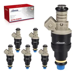Fas002583-as Aishan 6pcs Fuel Injectors 4 Holes Compatible With Ford F150 F250 F350 E-150 E-250 1