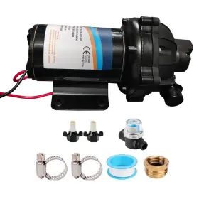 Ggm-232104a-3452 Akwh Rv Fresh Water Pump - 7gpm 70psi 12v Dc Self-priming Diaphragm With Heavy