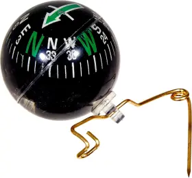 Allen Company 026509004844 Liquid-filled Ball Compass With Pin Multi One Size