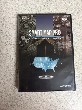 Nve-n851a Alpine Nvd-801s Dvd Navigation Map Smart Pro Usa Coast 04 N852a