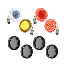 Qlvj2263uzvfc Amazicha 1157 Led Motorcycle Turn Signals 2 Inch Bullet Front Rear L