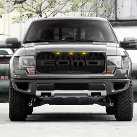 Amfmaa00108-u-c American Modified Raptor Grille With Led Lights For 09-14 Ford F150 Parts #3