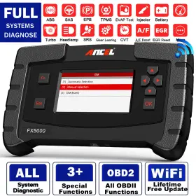 Obd2 Ancel 611677789015 Automotive All System Diagnostic Scanner Car Code Reader Scan Tool Abs Srs #2