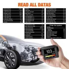 A202 Ancel 655421700802 Automobile On-board Computer Car Digital Obd 2 Display Speed