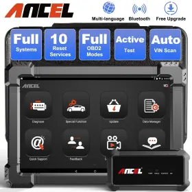 Obd2 Ancel 711181391282 X7 Scanner Wireless Bluetooth Car Full System With 10 Reset S