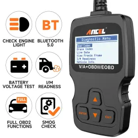 Ad310bt Ancel Ad310 Bt Obd2 Scanner Bluetooth For Ios Android Code Reader I/m Readnes