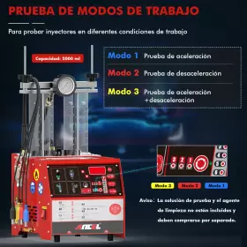 Ct160 Ancel Aj400 Ct150 Car Ultrasonic Fuel Injector Cleaner Tester Machine Tool 4 Cylinder #3