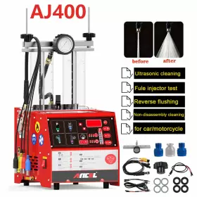 Ct160 Ancel Aj400 Ct150 Car Ultrasonic Fuel Injector Cleaner Tester Machine Tool 4 Cylinder