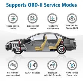 Ancel-ad310 Ancel Dodge Journey Obd2 Car Fault Code Service Reader Reset Scanner Ad310 Tool Us #2