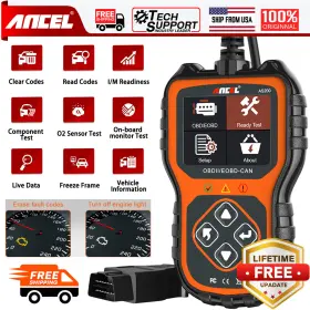 Ancel-as200 Ancel Automotive Engine Scanner Obd2 Code Reader Car Diagnostic Check Fault Tool