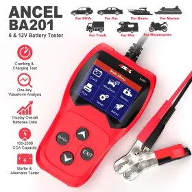 Ancel-ba201 Ancel Ba201 12v Car Battery Tester Analyzer Cranking Charging Test Cca100 2000