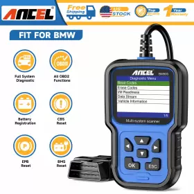 Ancel-bm500 Ancel Bm500 For Bmw Mini Obd2 Scanner All System Car Diagnostic Tool Code Reader