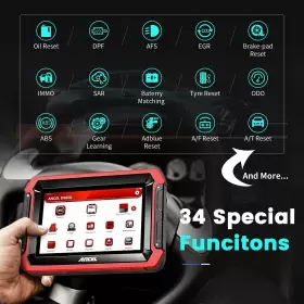 Ancel-ds600 Ancel Ds600 Obd2 Scanner Bi-directional Auto Diagnostic Tool Key Ecu Coding Tpms #3