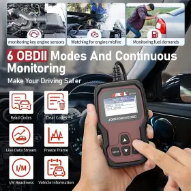 Ancel-jp700 Ancel Jp700 Obd2 Car Diagnostic Scanner Jobd Code Reader Auto Engine Check #2