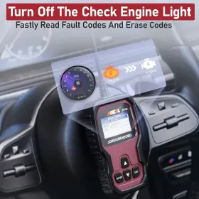 Ancel-jp700 Ancel Jp700 Obd2 Car Diagnostic Scanner Jobd Code Reader Auto Engine Check #3