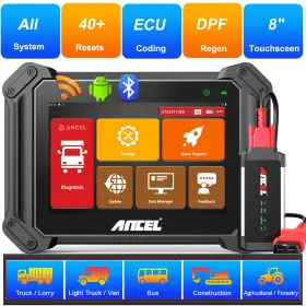 Ancel-v6hd Ancel V6 Hd Heavy Duty Truck Diagnostic Scanner Diesel Ecu Coding Dpf Regen Tool