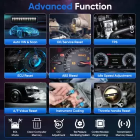 Anel-mt700 Ancel Mt700 Obd2 Scanner Motorcycle All System Diagnostic Tool Oil Service Reset #3