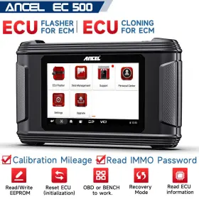 Ec500 Ancel Auto Car Obd2 Scanner Ecm Ecu Clone Reset Initialization Read/write Eeprom Tool
