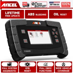 Fx5000 Ancel Car All Systems Diagnostic Scanner Obd2 Code Reader Epb Oil Abs Reset Tool