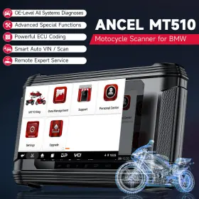 Mt510 Ancel For Bmw Motorcycle Diagnostic Scan Tool Full System Code Reader Kit #2