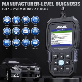 Nt710 Ancel Td700 Full System Obd2 Diagnostic Scanner Code Abs For Toyota Dpf Tpms #2