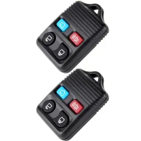Anglewide 190025587942 Flip Key Fob Keyless Entry Remote Control Shell Case 4 Buttons Replacement Fo