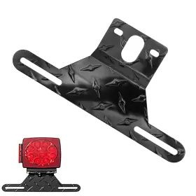 Mlph002 Anki Happigo Ankia Aluminum Trailer License Plate Light Bracket Holder Accessories For Rvs
