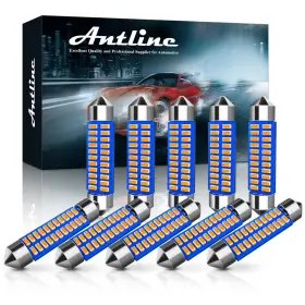 Antline 618202634307 211-2 212-2 578 569 214-2 41mm 1.61 Inch Led Bulb Amber Yellow Super B