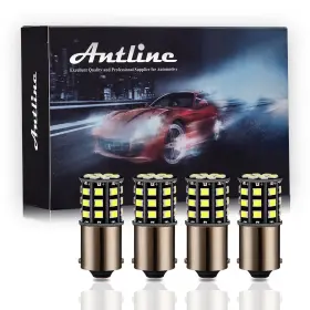 8542076970 Antline 1156 1141 1003 7506 Ba15s Led Bulbs White 12-24v Super Bright 1000 Lumens Re