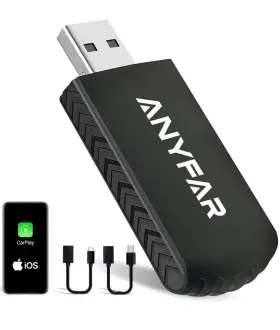 A4-pro Anyfar Wireless Carplay Adapter For Iphone Dual-core 5g Chip Auto-connect In Seconds