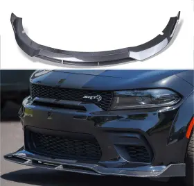 Aokaili Czqc-028 Front Lip Bumper Spoiler Wing Compatible With 2015 2016 2017 2018 2019 2020 2