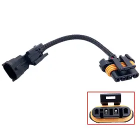 Aokus 720643274995 Wire Adapter 6 Inch Ls Alternator 2-pin Hi-amp To 4-flat For Ls1 Lm7 Lq4 4.8 5.3